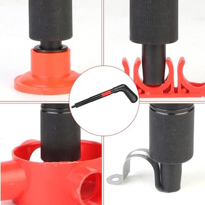 Compact rood plafondpistool voor gemakkelijke en snelle plafondinstallatie