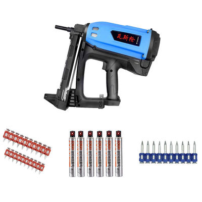Krachtige Gas Nail Gun GSN50 Blauw Zwart Ontwerp voor Beton en Drive Pins