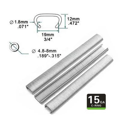 1.74kg Pneumatische SC7C 15GA 3/4' C-Ring Plier voor en Customized Support OEM