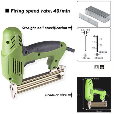 Elektrisch stapelpistool van industriële kwaliteit 10-30 mm rechte spijker 40/min Speciale spanning N/A