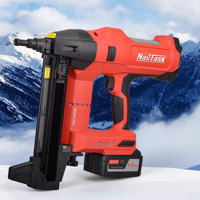 Elektrische Lithiumbatterij Nailer voor Beton en Staal Dak Decoratie 15-40mm Nagels