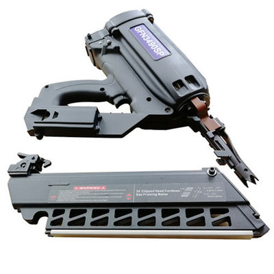 Krachtige 34 graden gas framing Nailer voor Max Nail Length van 2 1/2IN en Fast Charging