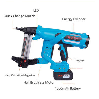 Beton Steel Nailer's best verkochte Lithium Battery Gun Nailer voor snel en gemakkelijk nagelen