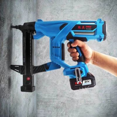 DCCN40A Draadloos Beton Wand Framing Steel Nail Gun Ni-MH 21V 4000mAh Batterij 100J