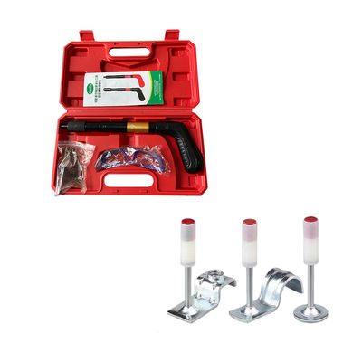 Mini-plafondschutter met spijkerpistool voor bevestigingsstukken