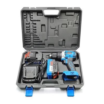 Toua oplaadbare boor 21V Lithiumbatterie Handpistool boor Industriële elektrische boor