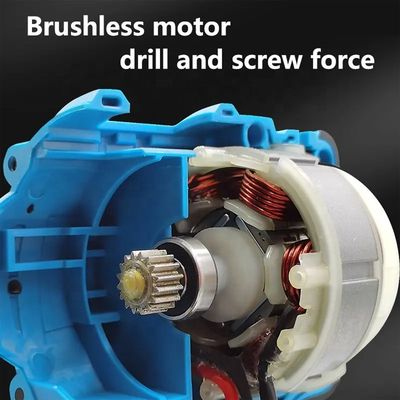 Hoog vermogen 21V draadloze elektrische boor met 4.0Ah lithiumbatterie en borstelloze motor