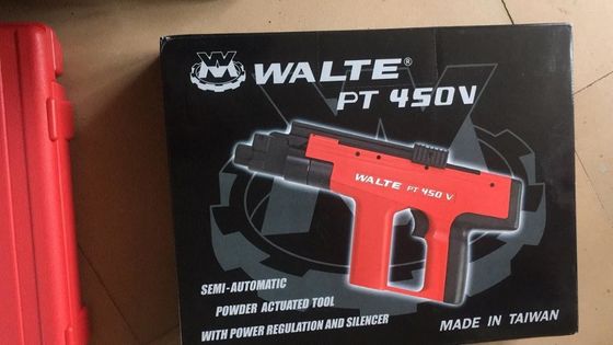 PT-450V poeder aangedreven nagelpistool met 355mm lengte en voor maximale nagellengte 3 1/2in