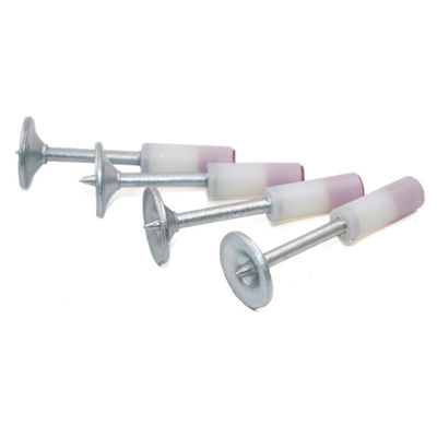 Flat Head Nitrocellulose Power Load Mini Steel Concrete Drive Pin voor plafondgereedschap