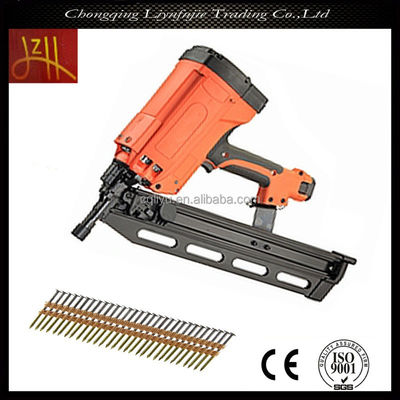 110-240V/50-60HZ Gas en batterij aangedreven gas frame Nailer voor Houten Framing Nails