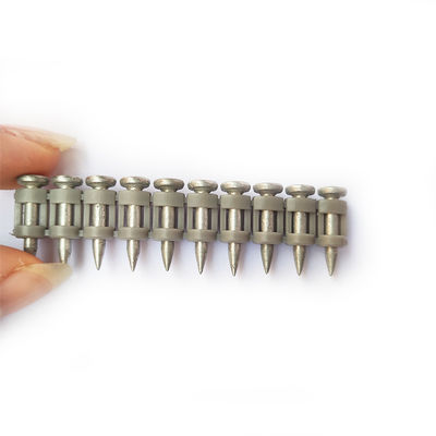 Gecollateerde gas aandrijving Pins Strip voor niet gemakkelijk buigbare en breekbare betonnen spijkers