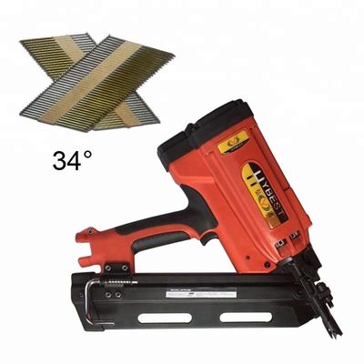 3.6kg Pneumatische draadloze gas nagelpistool Framing Nailer Batterijduur 4000 spijkers per lading