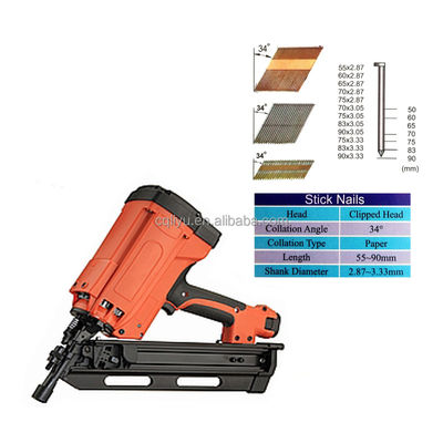 GFN3490B GFN3490B Gas aangedreven pneumatisch framen nagelpistool
