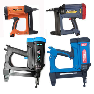 OEM Customized Support Gas Nailer Hybest Guns GSR40 met 1200 Nails Brandstofstaaf Leeftijd