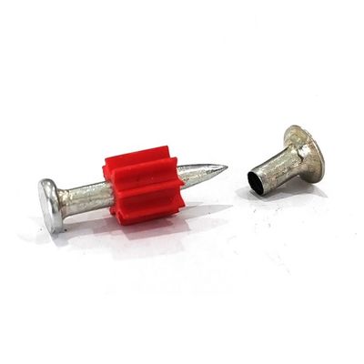 Algemene hoofddiameter 25 mm Staalpoeder geactiveerde betonnen schietnagels met 4 mm schank