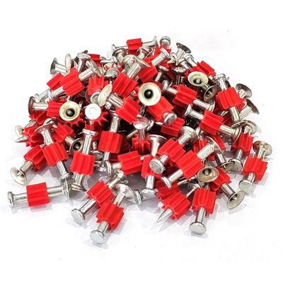 Algemene hoofddiameter 25 mm Staalpoeder geactiveerde betonnen schietnagels met 4 mm schank