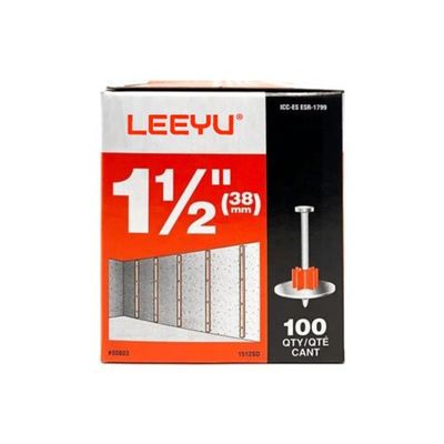 Gegalvaniseerde 1-1 / 2 inch. / 38mm aandrijflijn met wasmachine 100-Pack punt snijpunt scherp punt