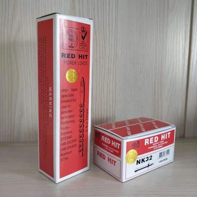 Beton Nail RED HIT 6.8*11 Krachtbelastingen en NK32 aandrijflijnen met platte kop