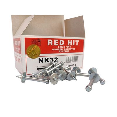 3.7mm Shake Dia. Metalen wasser Dia. 12mm Beton schietnagel cartridge voor Nagelpistool