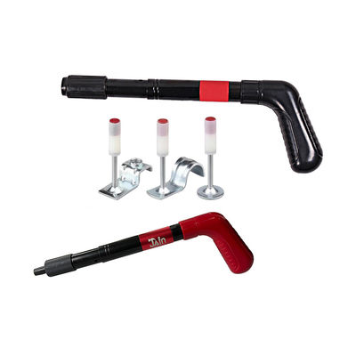 Rood Mini Cannon Nailer Handheld Krachtig Beton Nail Gun voor Snelle Muur Constructie