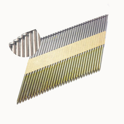 Zilverwit zink gecoate framing gecollecteerde strip nagels voor draad gauge in bulk 2.87-3.3mm