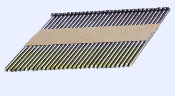 Zilverwit zink gecoate framing gecollecteerde strip nagels voor draad gauge in bulk 2.87-3.3mm