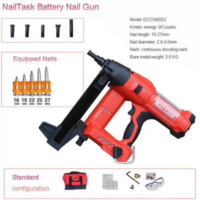 ODM Ondersteuning Nailtask DCCN 100X2 Guns Machine Tacker Nietmachine Framing Nailer Batterij Spijkerpistool