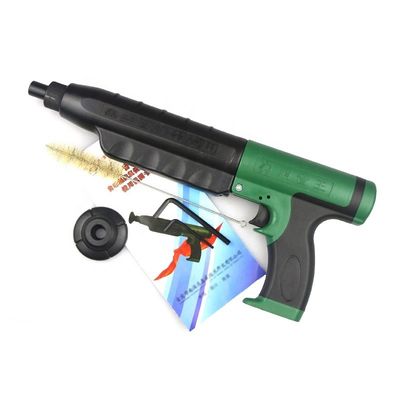 Silent Black Green Powder Nail Gun met 2,2 kg capaciteit en geluidsreductie