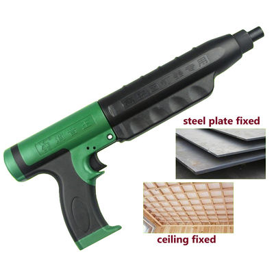 Silent Black Green Powder Nail Gun met 2,2 kg capaciteit en geluidsreductie
