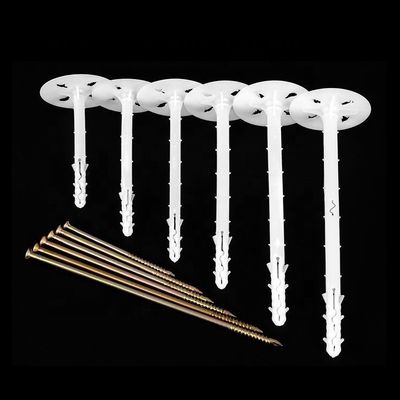 8 mm schakeldiameter Plastic Nylon Wall Plug Anker Drywall Dowel Board Isolatie bevestigingsmiddelen