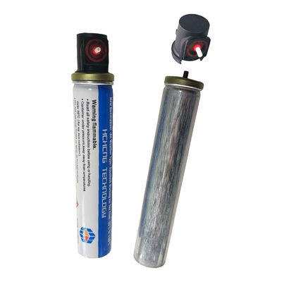Op maat gemaakte propaan- en butanenbrandstofcelfles voor draadloos spijkerpistool 31.5 x 165 mm