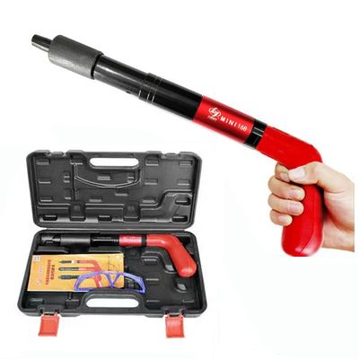 Handmatig kunststof en roestvrij staal Houtwerk Mini Plafond Nagelpistool voor klein lawaai