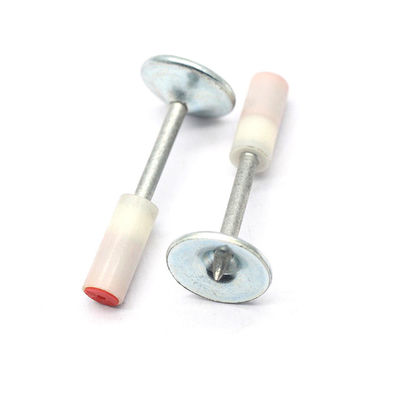 7.3 mm hoofddiameter geintegreerde plafondnagels van staal en kunststof voor plafondschieten