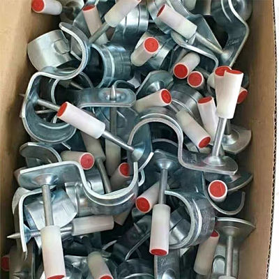 Glanzige Schank 16mm 20mm 25mm Decoratie Waterpijp Nagel Beton Plafond Nagel Klem Pipe Verstelbaar