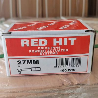 ISO-standaard dubbelbasispoeder geïntegreerde spijkers 27 mm brandspikken voor mini-plafond artefact