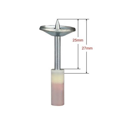 100pcs 27mm ijzeren ronde stalen spijkers voor mini spijkers geweer 7,3mm vast geblokkeerd plafond artefact