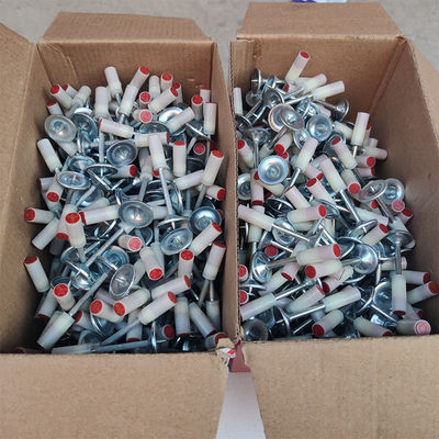 100 stuks pak ronde nagels voor mini plafond nagelpistool 7,3 mm hoofd diameter 27 mm brandnagel
