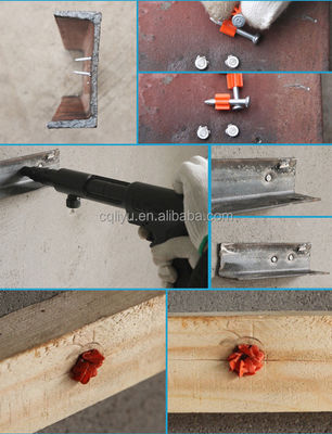 NS301 Poeder aangedreven stud bevestigingsmiddel nagelpistool met behuizing voor snelle en gemakkelijke installatie