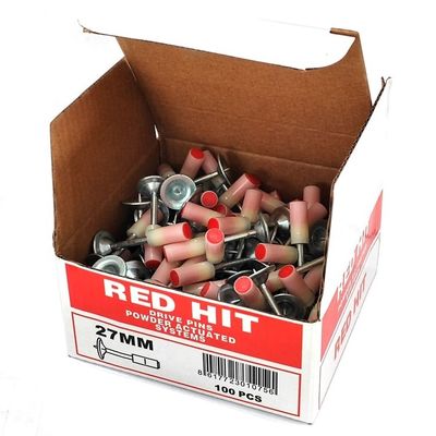 Metalen wasmachine Dia. 15.6mm 27mm Mini Plafondnagels voor snel betonnen muur bevestiging apparaat