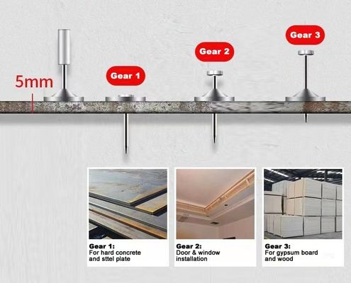 Metalen wasmachine Dia. 15.6mm 27mm Mini Plafondnagels voor snel betonnen muur bevestiging apparaat