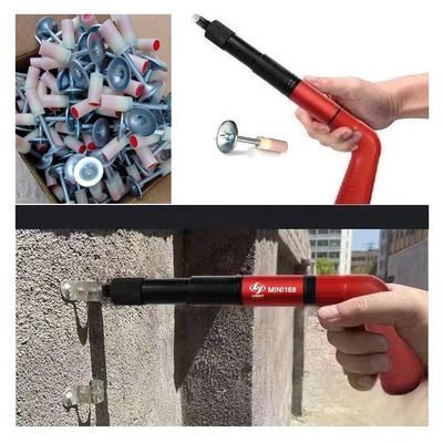Metalen wasmachine Dia. 15.6mm 27mm Mini Plafondnagels voor snel betonnen muur bevestiging apparaat