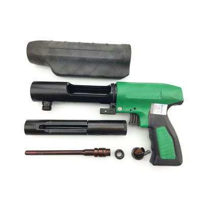 Metalen automatische uitwerpsel Reset schietpistool Nagel Fixing pistool in groen en zwart