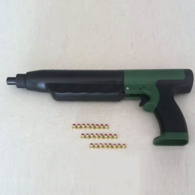 Metalen automatische uitwerpsel Reset schietpistool Nagel Fixing pistool in groen en zwart