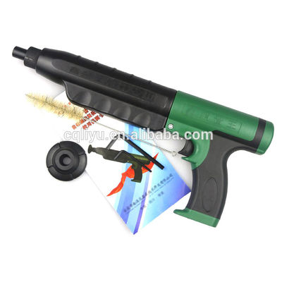 Metalen automatische uitwerpsel Reset schietpistool Nagel Fixing pistool in groen en zwart