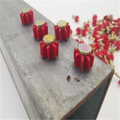 Rood PVC wasmachines staal steken voor aluminium allooi ramen 16-76mm lengte