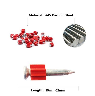 Rood PVC wasmachines staal steken voor aluminium allooi ramen 16-76mm lengte
