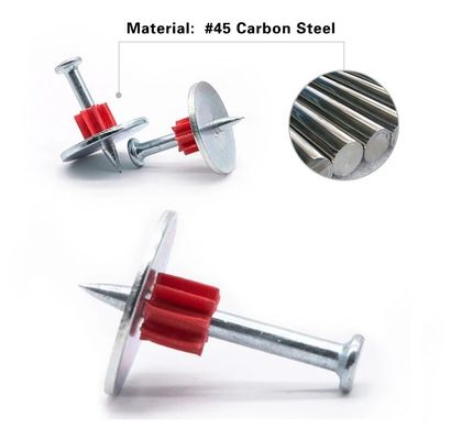 Flat Head PDW Pins voor 301/301T Shooting Nail Gun 25mm Steel Nails Washer Inclusief
