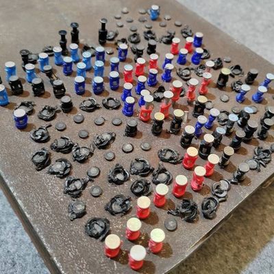 Gecollateerde streep nagels 16 mm Zwarte afwerking Beton aandrijving pinnen voor sterke penetratie