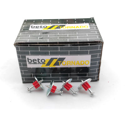 Betonnen spijkers met een plat hoofd en een wasmachine met een diameter van 25 mm
