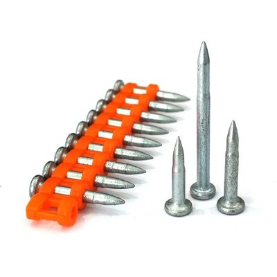 6.3mm Shake Diameter Gas Nail Gun Bevestigingsinstrument met Plastic Strip Gas Drive Pins